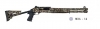 HUNT GROUP MX4, mod-14, 12GA, Barrel 47 cm, Synthetic, 6+1 rounds, 5 mobile choke, plastic case